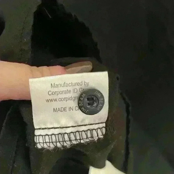 Jim Beam Long Sleeve Button Front Shirt XL Black Whiskey Drinking - Picture 6 of 8